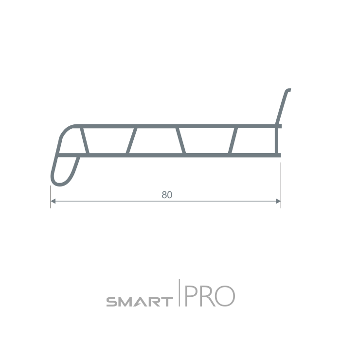 Отлив 80 мм в Каскелене