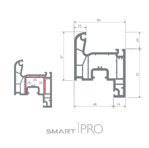 Створка оконная 4-х камерная в Каскелене