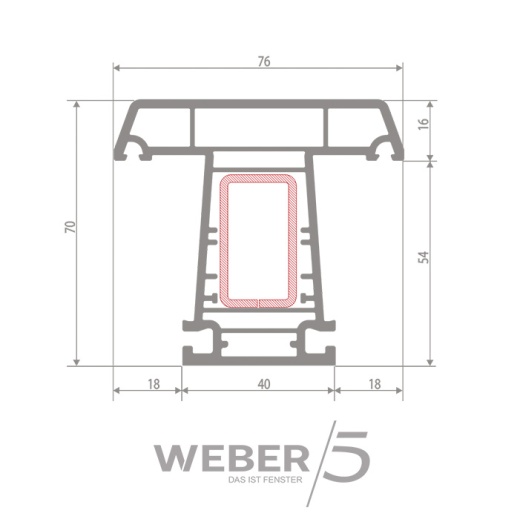 Импост 5-ти камерный в Каскелене
