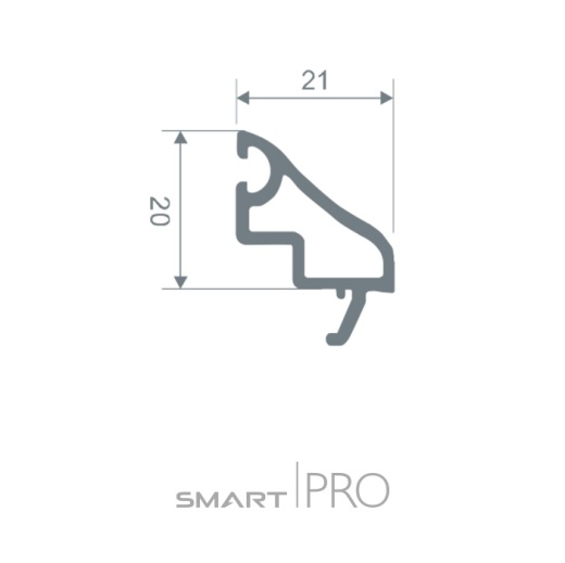 Штапик универсальный 20 мм в Каскелене