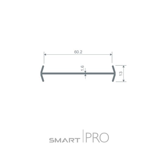 Соединительный профиль (нащельник) (60) в Каскелене